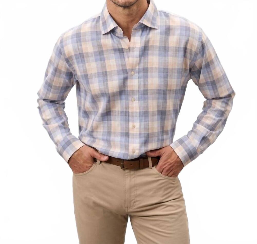 NEW JOHNNIE-O umstead top shelf button down shirt in wake